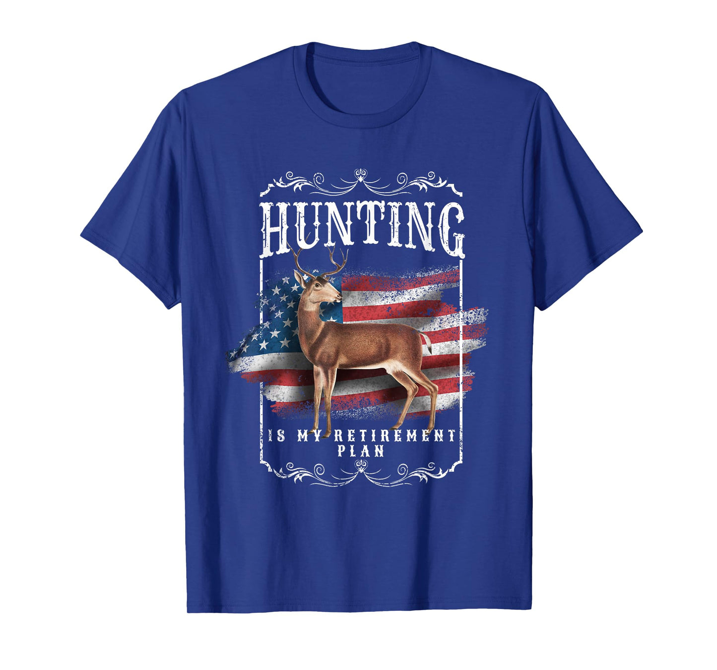 Funny Dad Retired Grandpa Hunting is My Retirement Plan T-Shirt
