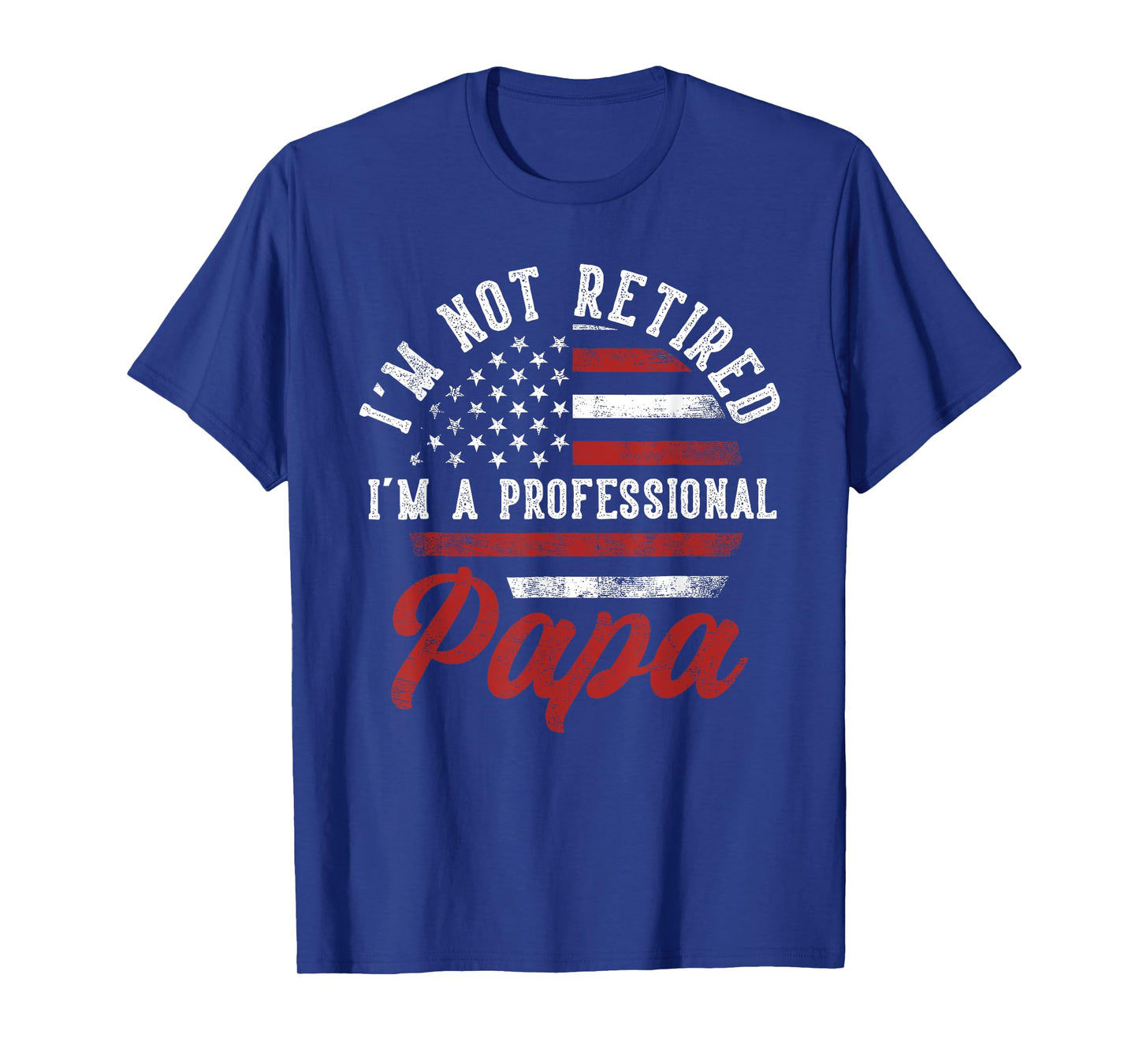 I'm Not Retired I'm A Professional Papa Funny T-Shirt