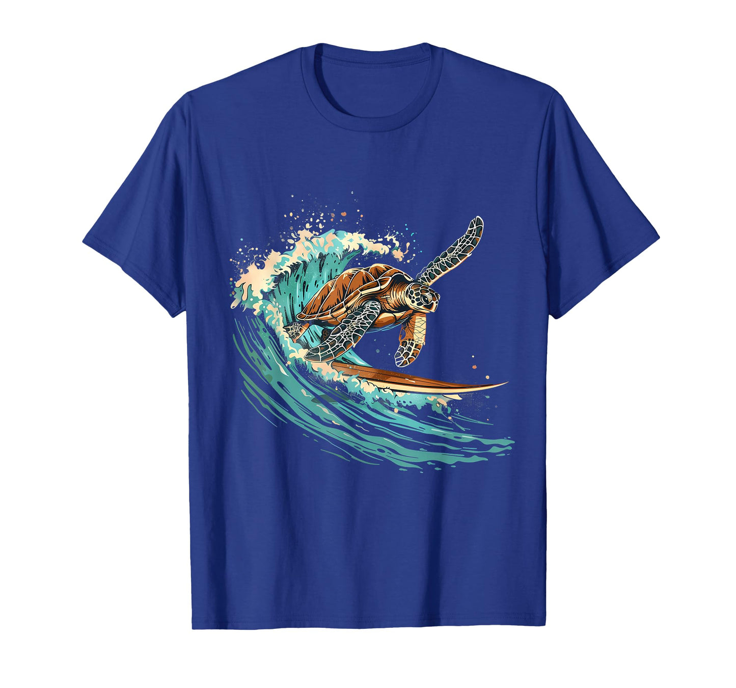 Sea Turtle Surfing Ocean Sea Turtle Ocean Sea Animal Lover T-Shirt