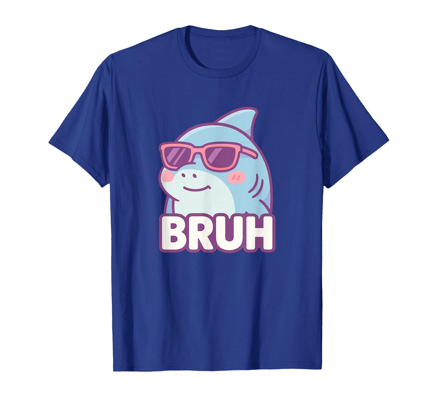 Funny Bruh Joke Bro Shark Lover Ocean Wildlife Humor T-Shirt