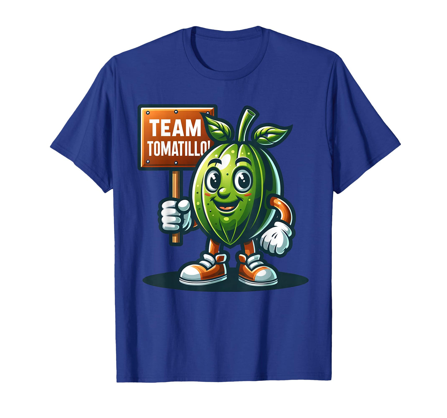 Team Tomatillo, Mexican Husk Tomato Mascot, Funny Vegetable T-Shirt