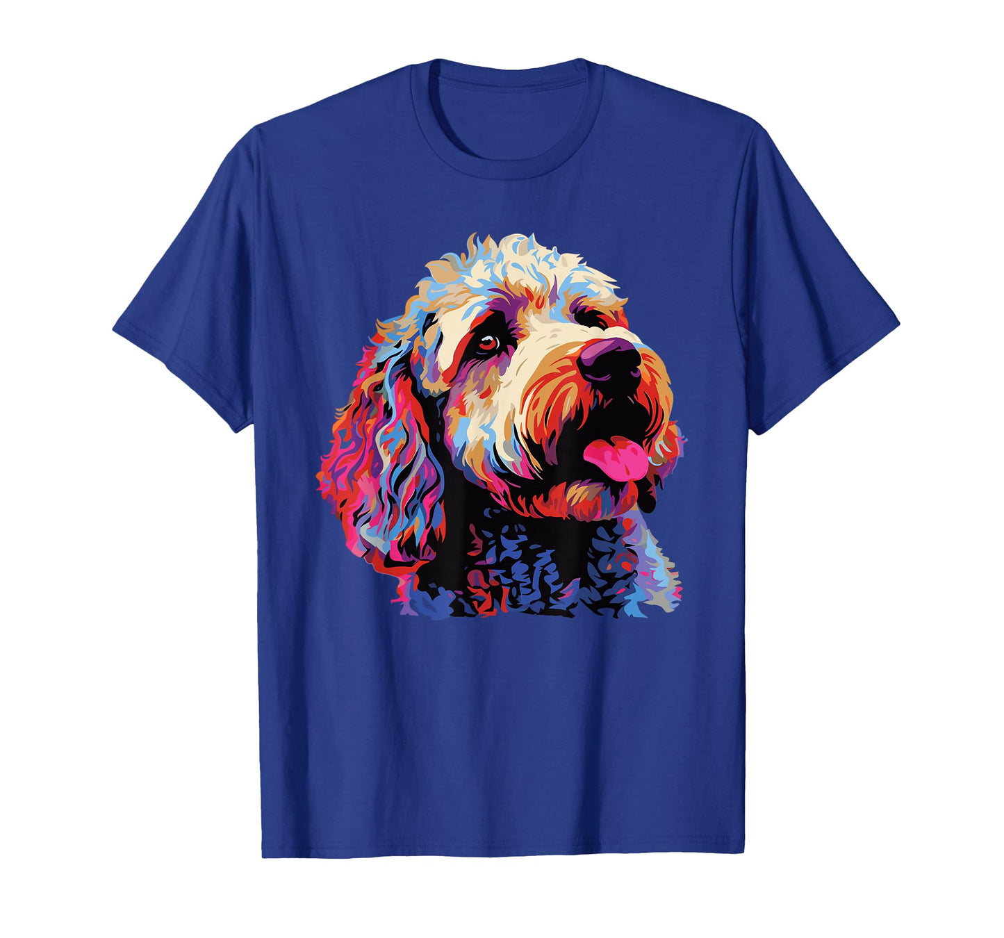 Watercolor Colorful Lagotto Romagnolo Dogs T-Shirt