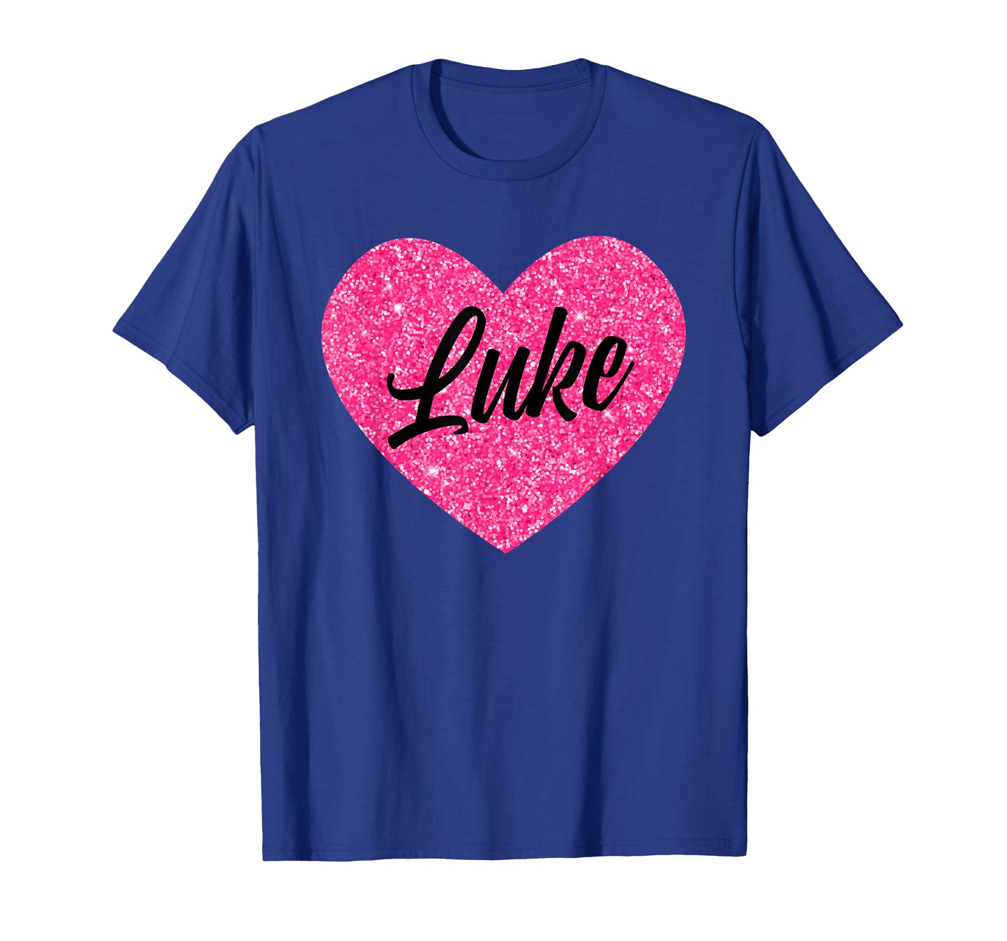 I Love Luke Cute Luke Pink Heart for Valentines Day T-Shirt