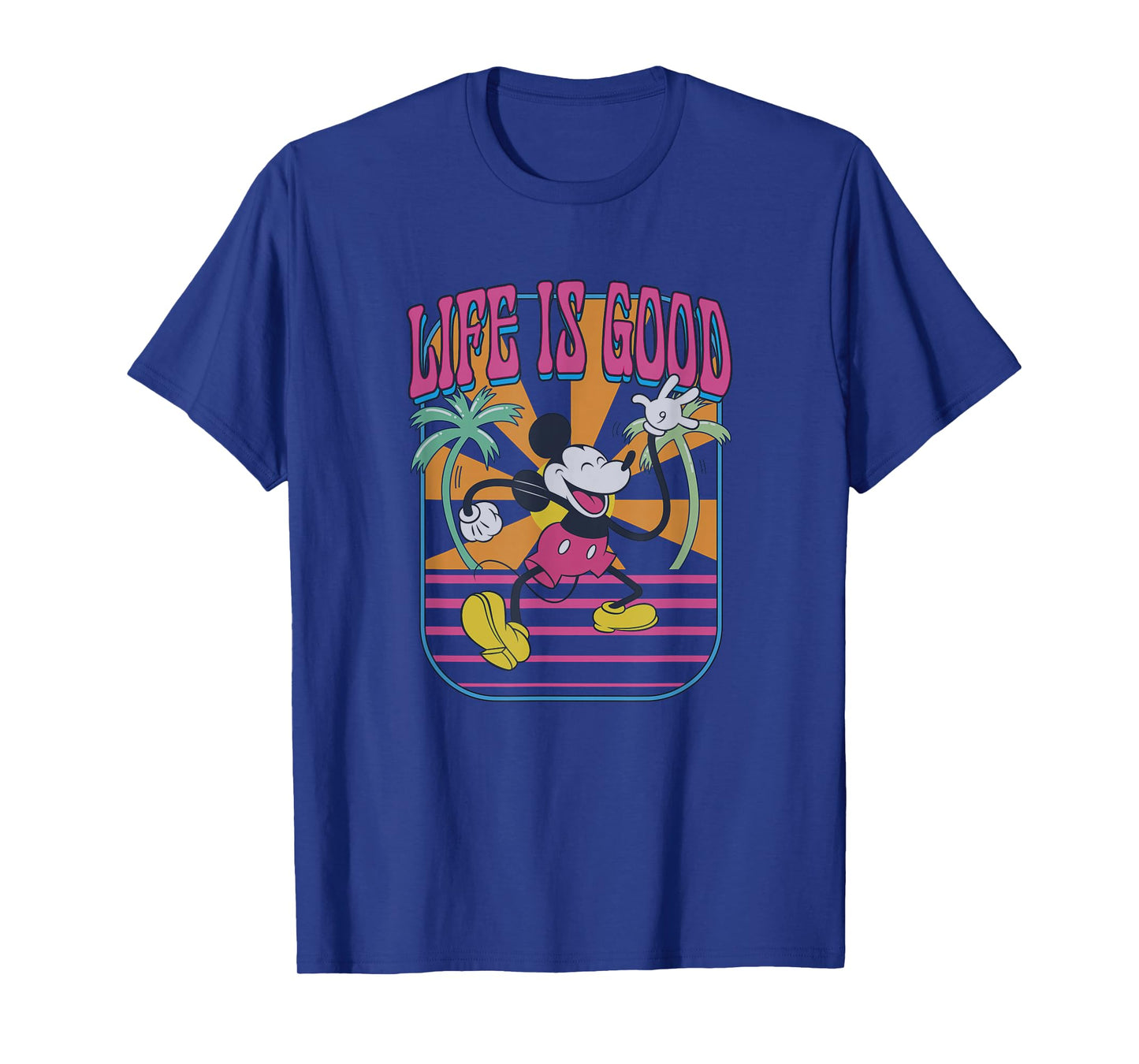 Disney Mickey And Friends Life Is Good Summer Vibes Vintage T-Shirt