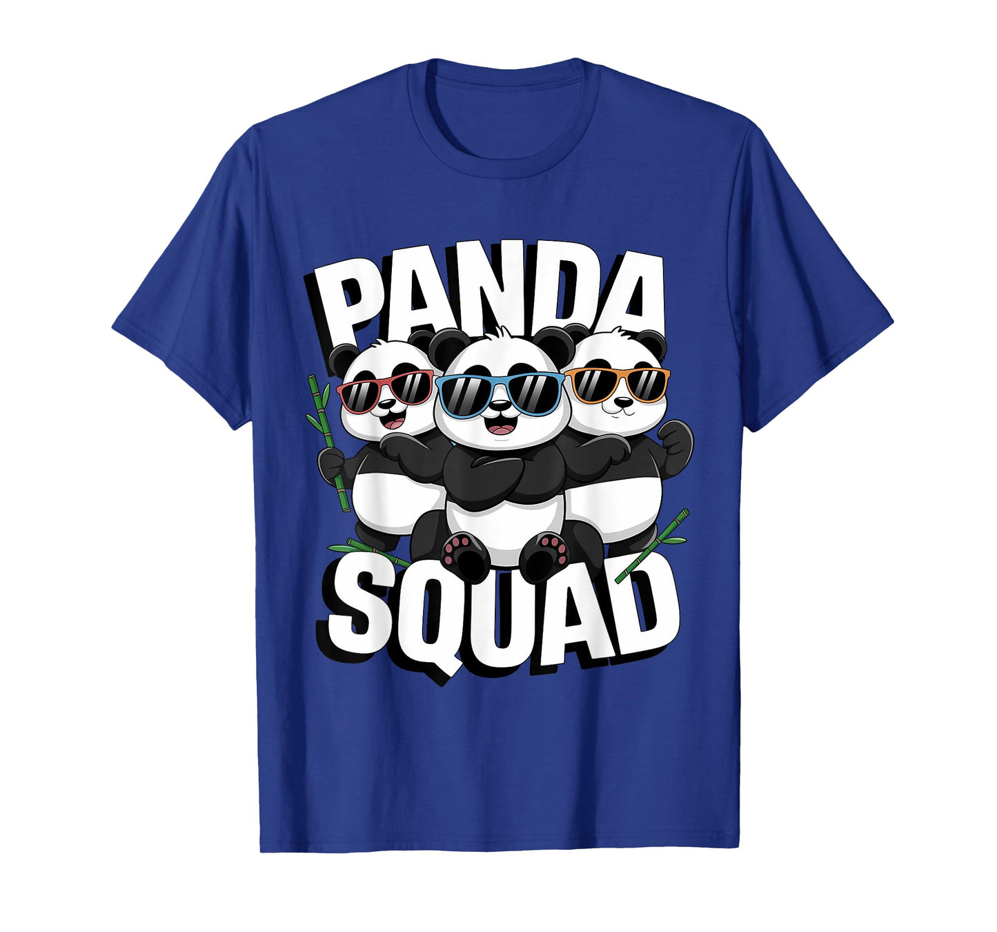 Panda Squad Sunglasses Family Matching National Panda Day T-Shirt