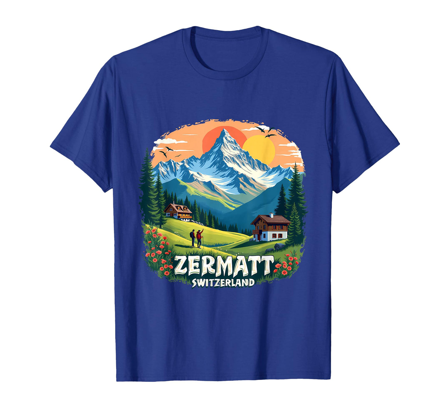 Zermatt Switzerland Alpine Adventure T-Shirt