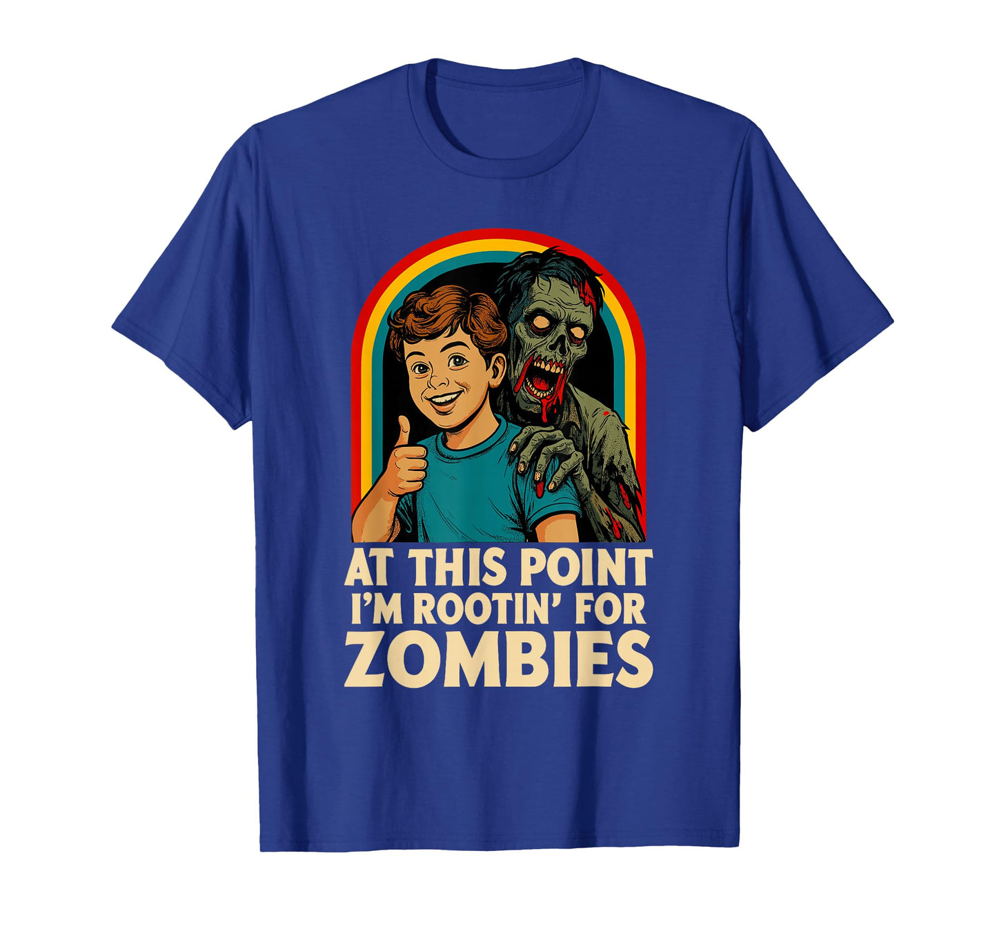 Zombie Men Women Kids Funny Halloween T-Shirt