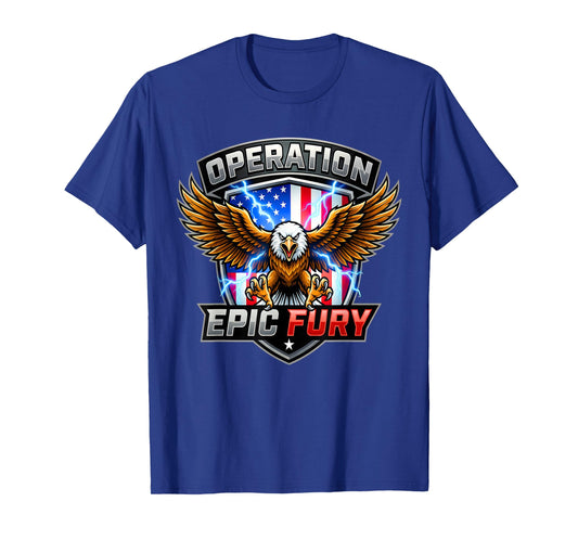 Operation Epic Fury T-Shirt - T-Shirt | Royal