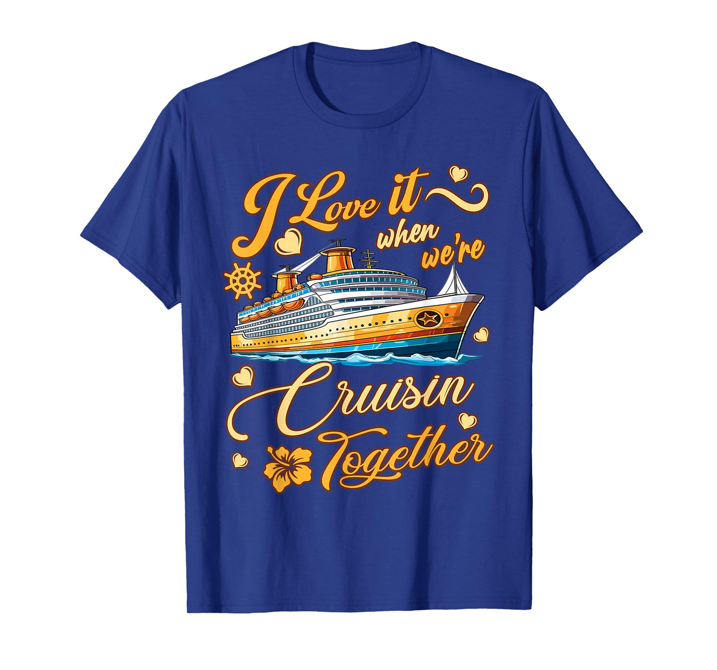 Cruise Ship Husband and Wife Cruising Together T-Shirt