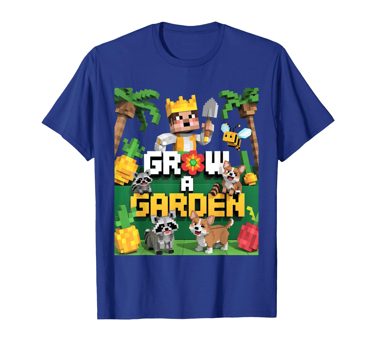 Grow a Garden – Pixel Animal Farm Adventure T-Shirt