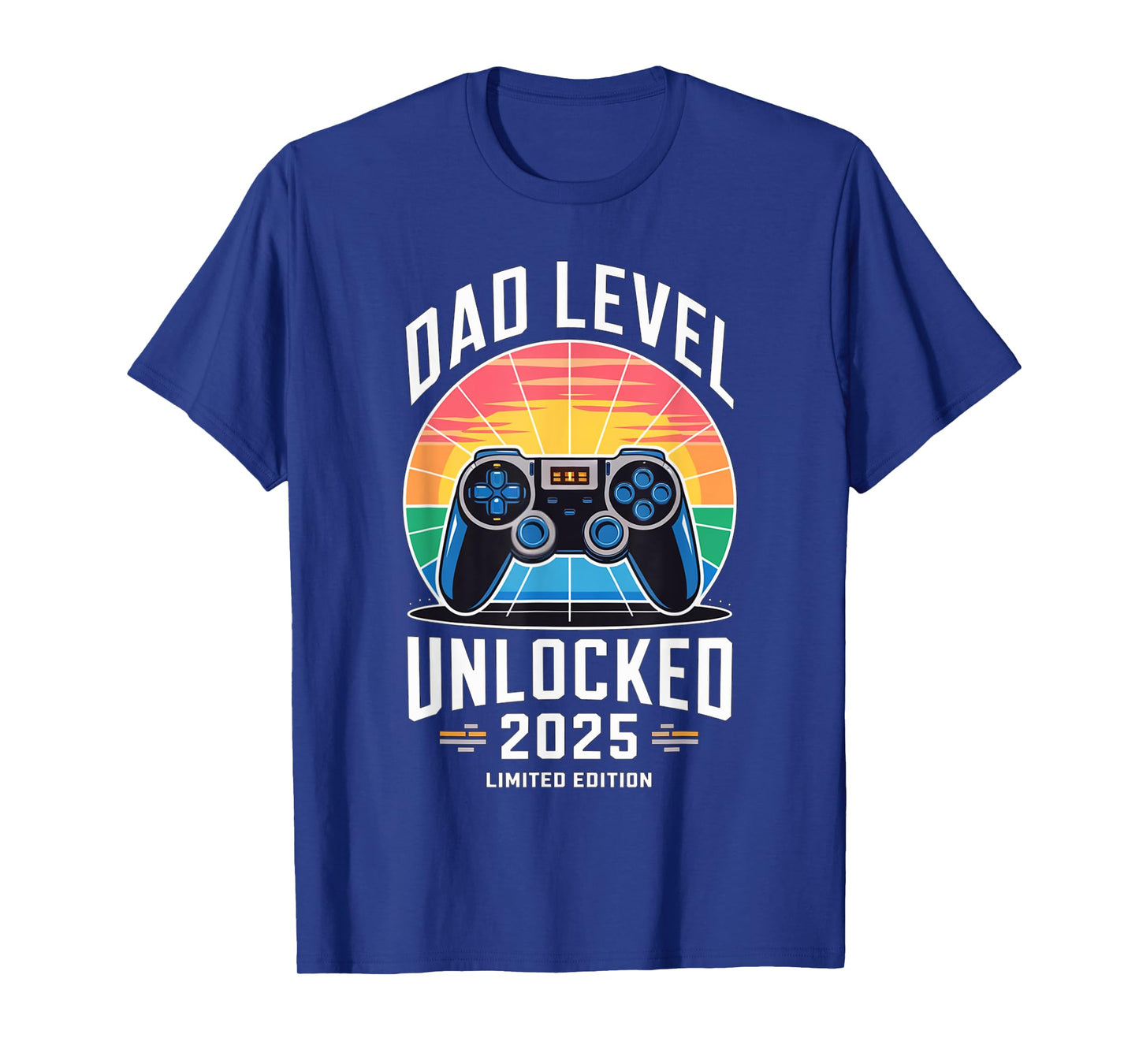 Dad Level Unlocked 2025 Limited Edition Gamer Dad Design T-Shirt