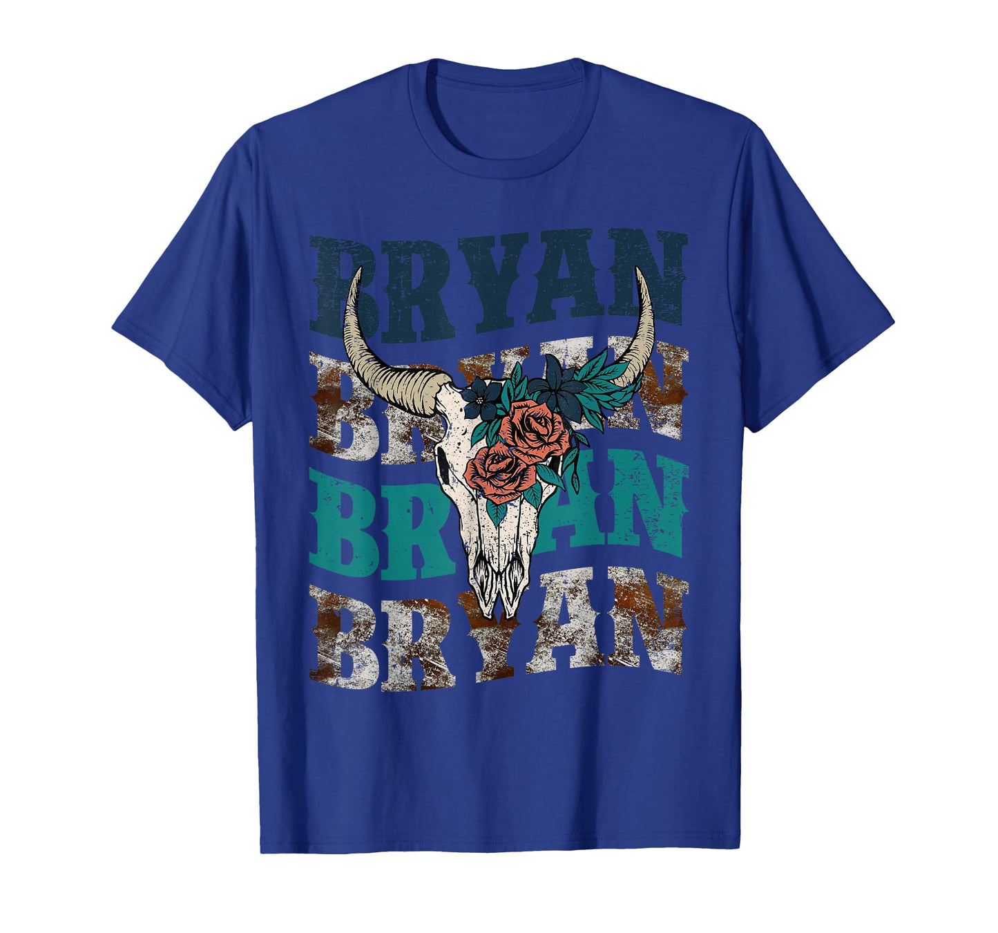 Vintage Bryan Bull-Skull Western Deserts Bryan T-Shirt