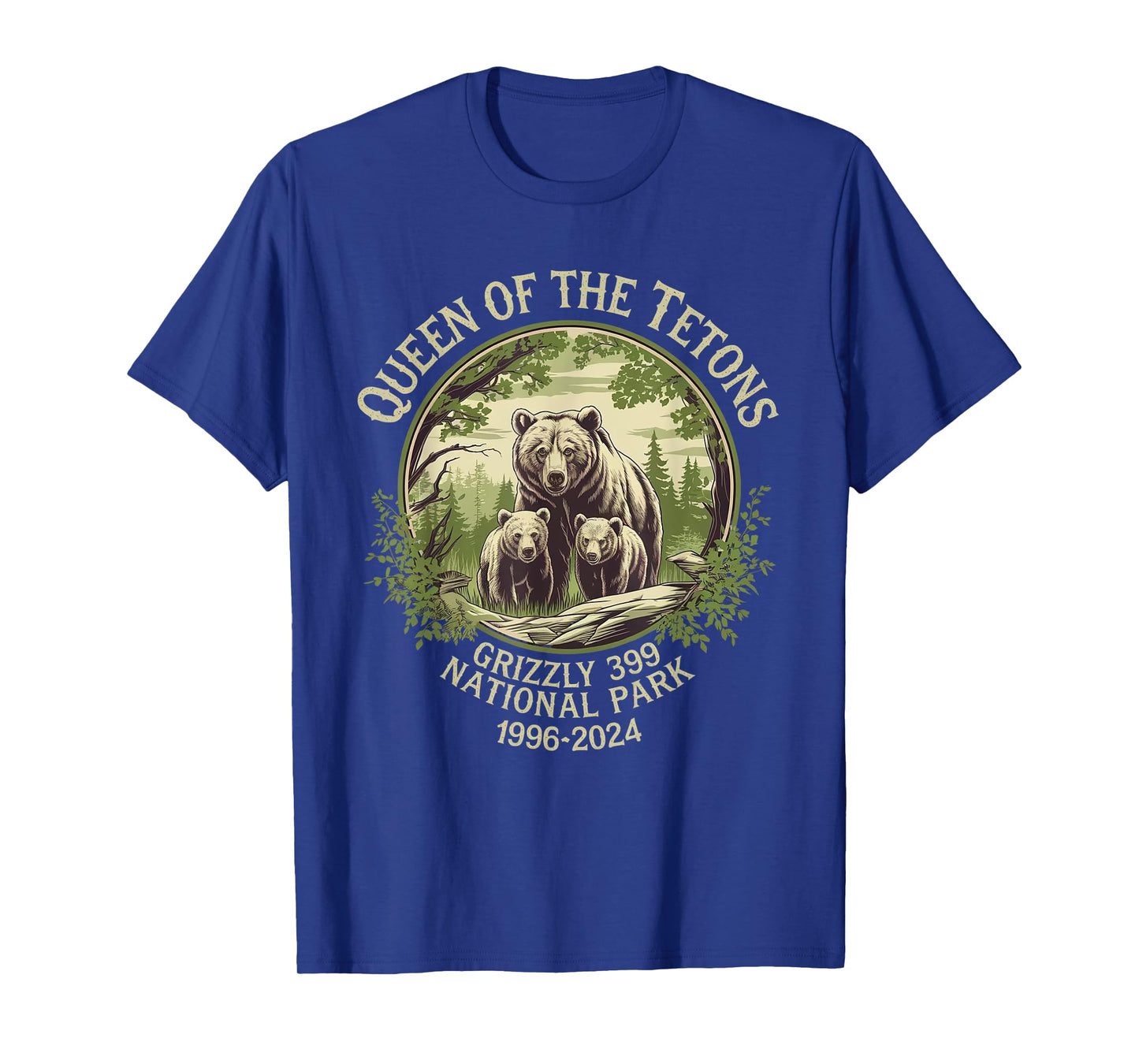 Queen Of The Tetons Grizzly 399 Wildlife Preserve 1996-2024 T-Shirt
