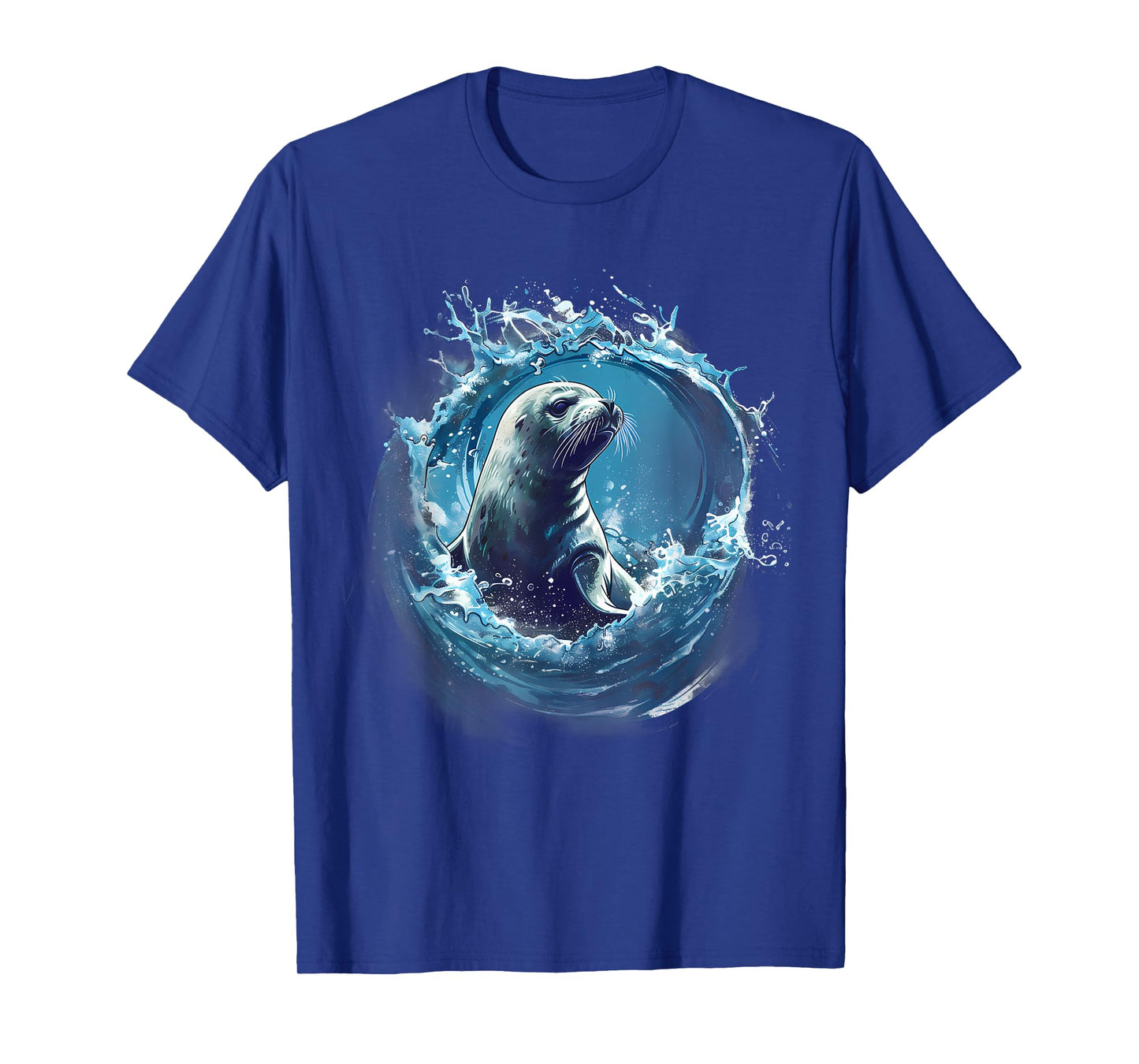 Seal Sea Ocean Animal Ocean Sea Seal Artwork Marine Mammal T-Shirt