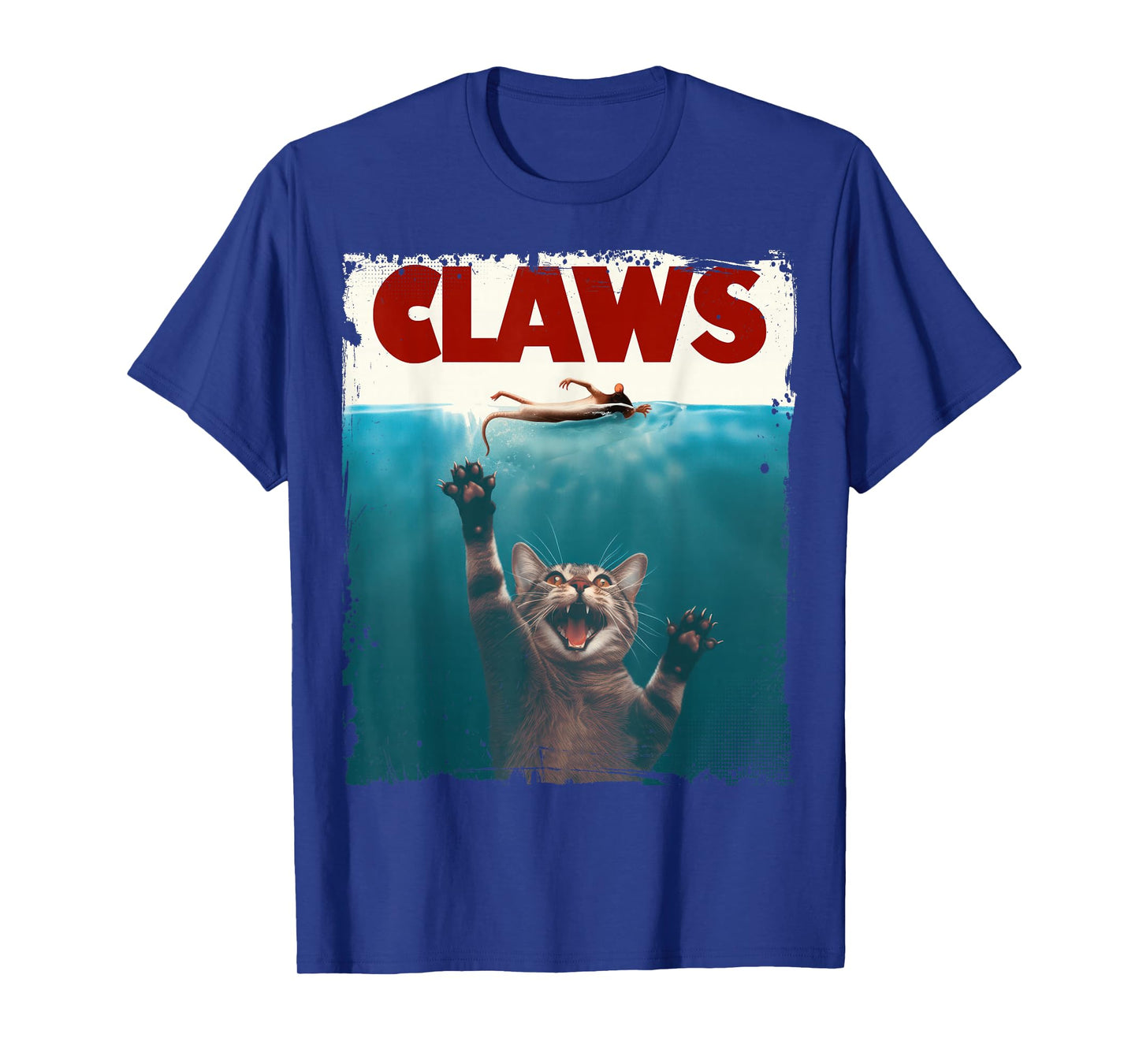 Claws Funny Cat I Love Cat Paws Cat Parody Animal Lover T-Shirt