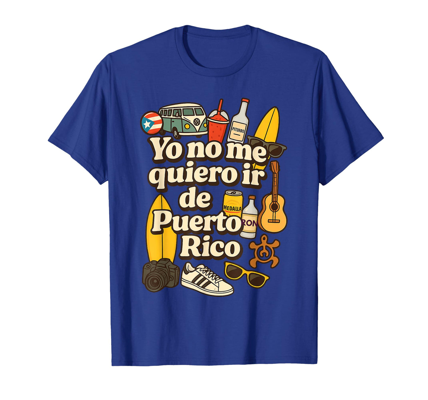 Yo no me Quiero ir de Puerto Rico Island Pride Vibes T-Shirt
