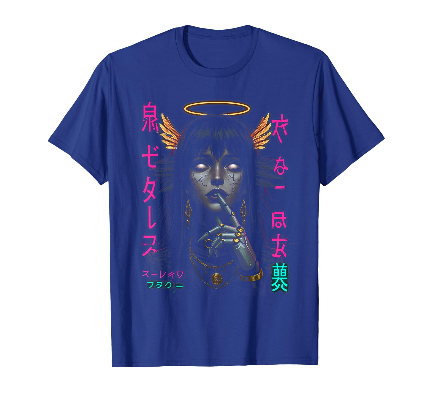 Japanese Aesthetic Streetwear Cyberpunk Anime Manga Techwear T-Shirt