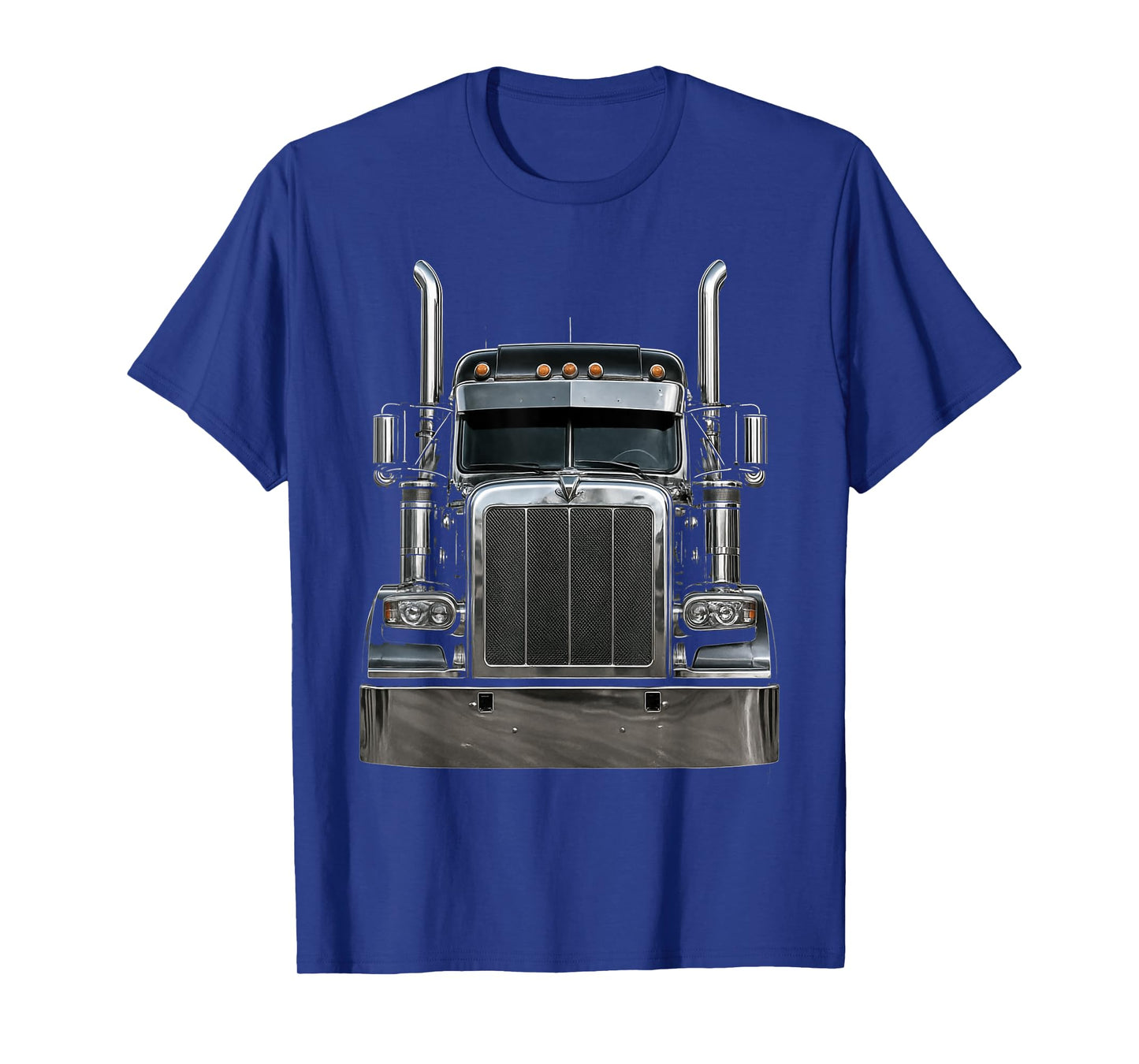 Semi Truck Driver Big Rig Trucker Highway Life Men Boys T-Shirt