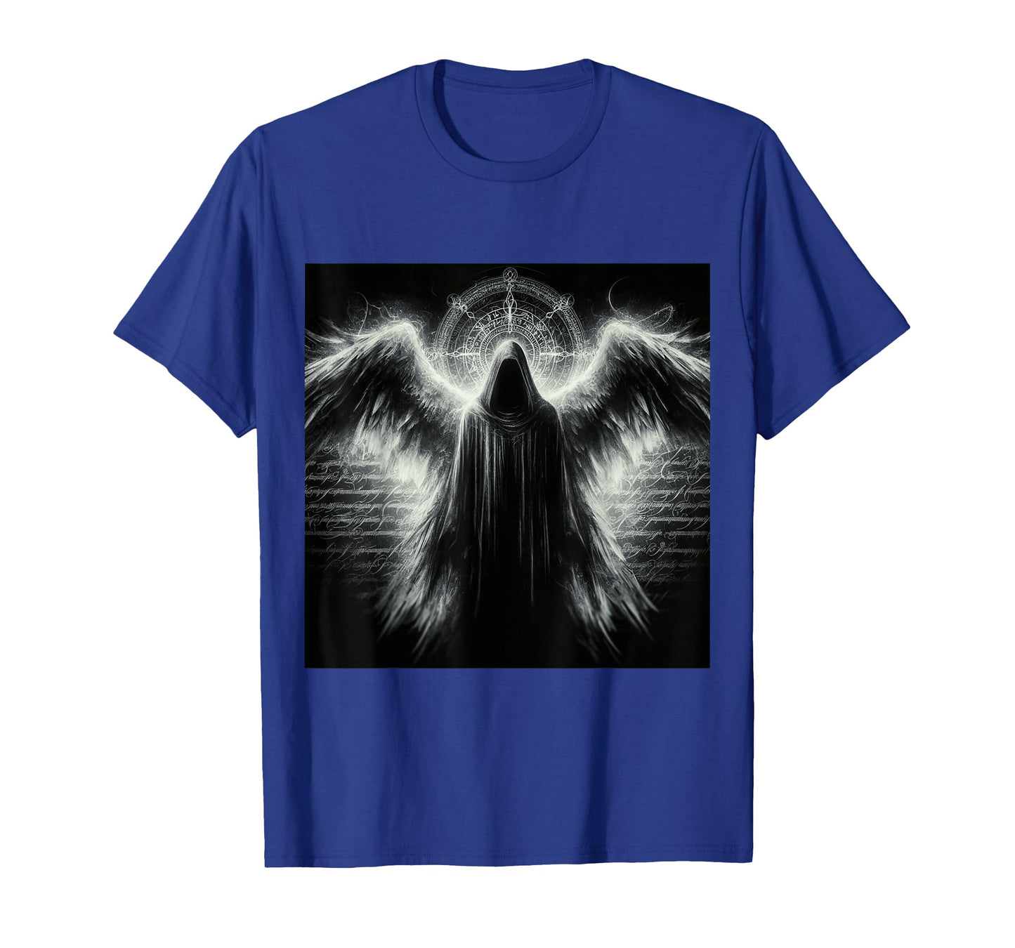 Archangel Azrael Religious Dark Fantasy Art Angelic Design T-Shirt
