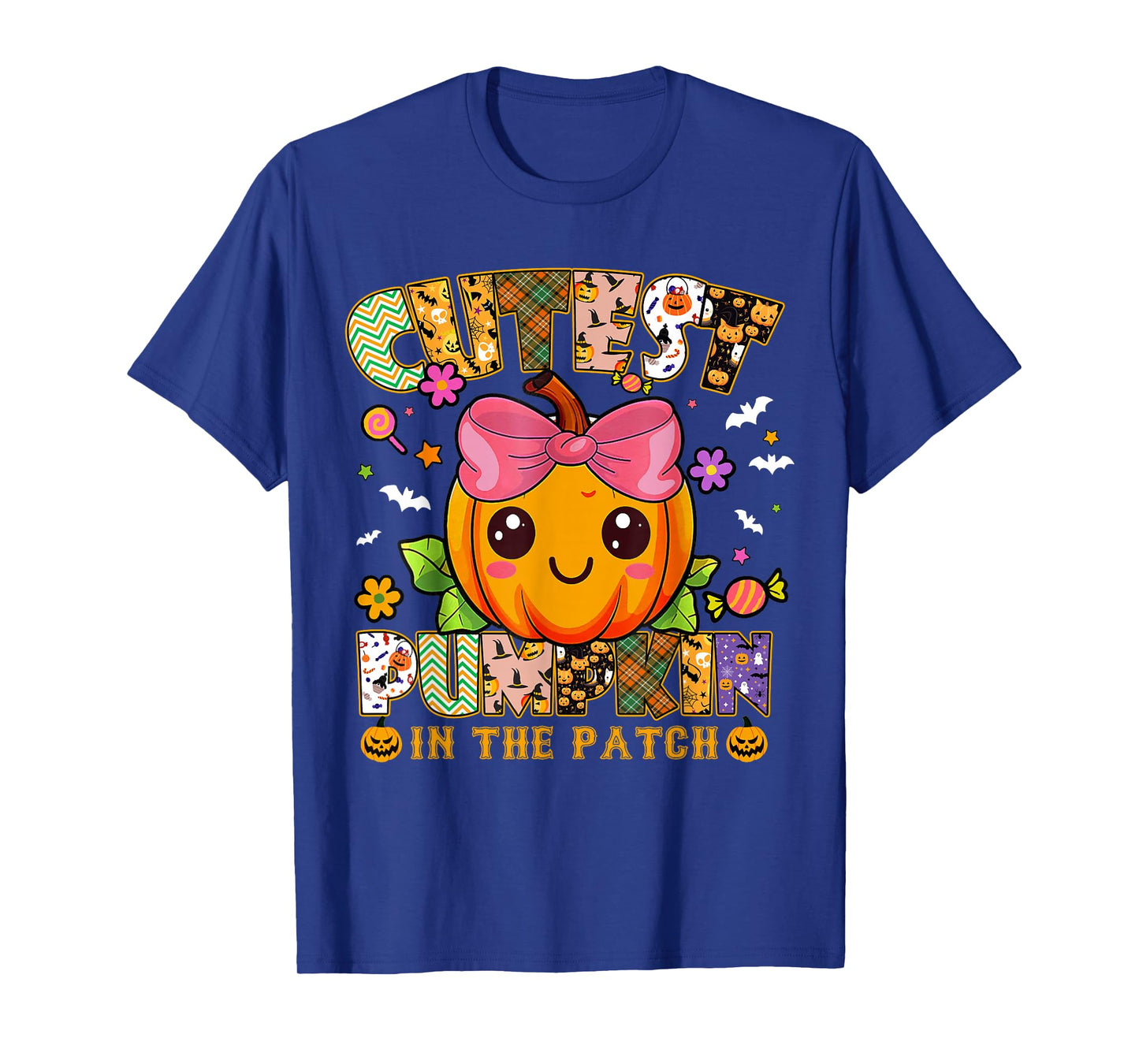 Coquette Cutest Pumpkin in The Patch Halloween Costume Girl T-Shirt