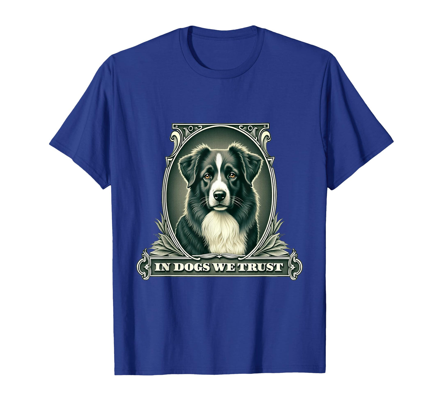 In Australian Shepherd We Trust Funny Vintage Aussie Dog T-Shirt