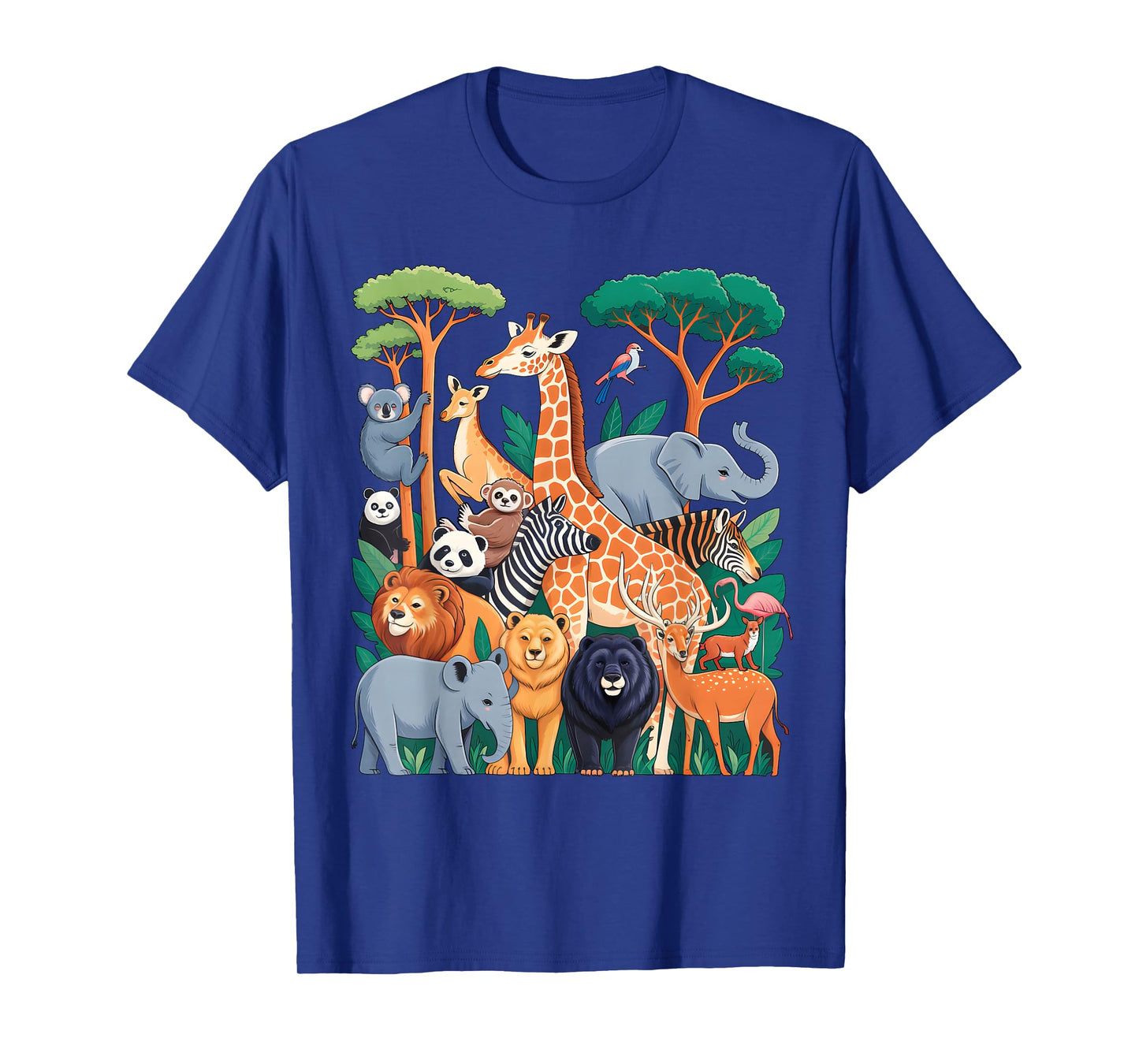 Wildlife Zoo Day Party Cute Pet Animal Lover Men Women Kids T-Shirt