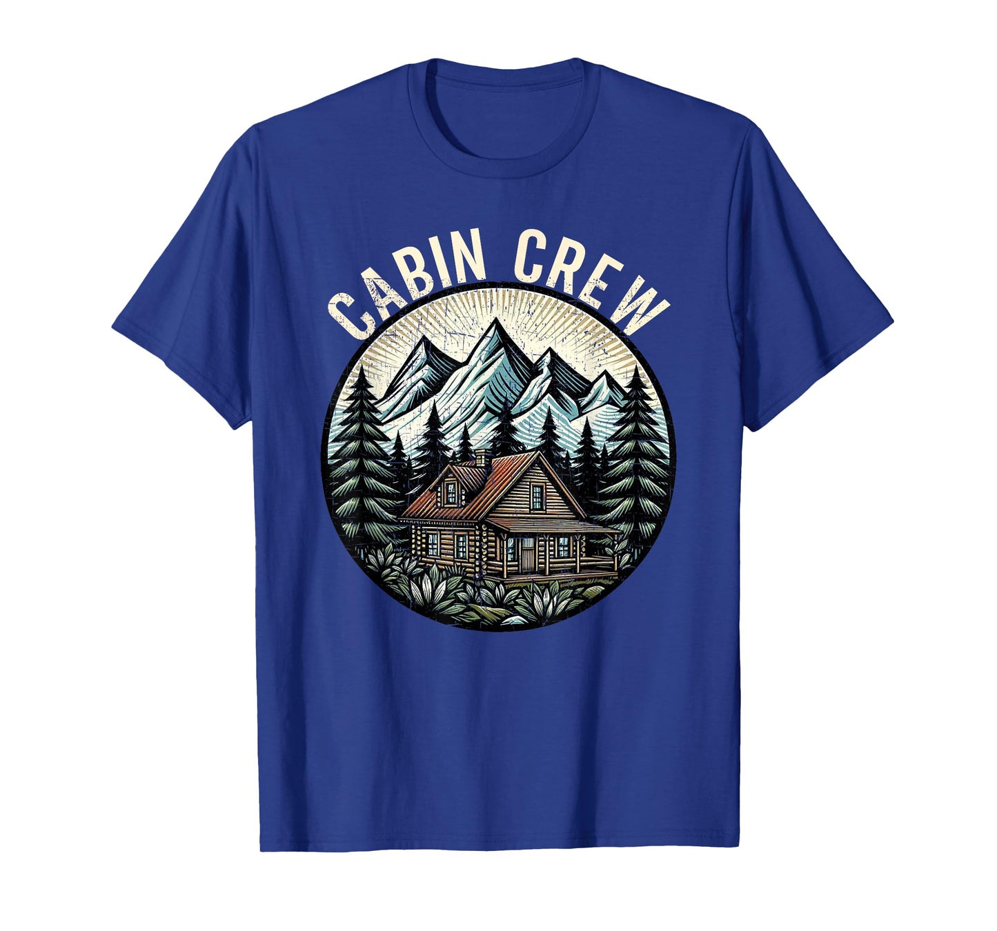 Cabin Crew Cabin Family Vacation Outdoor Nature T-Shirt