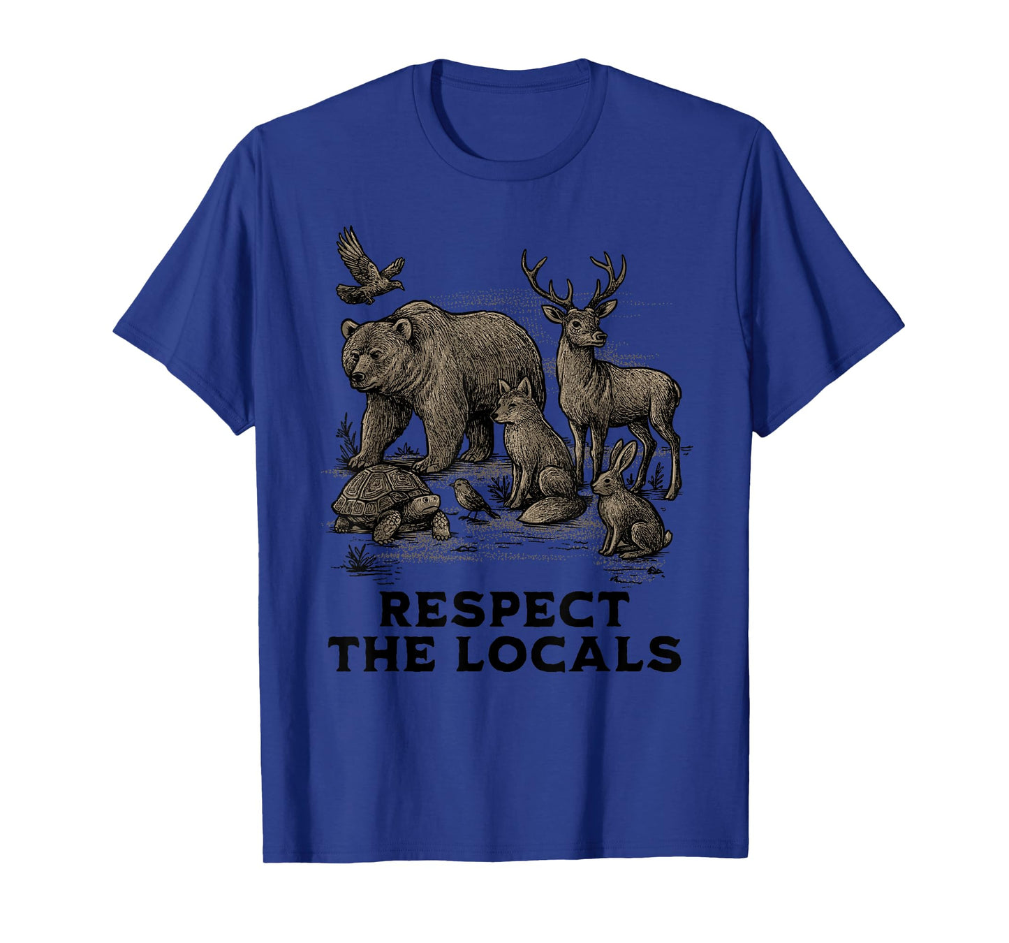 Respect Local Animals Nature Wildlife Conservation Animal T-Shirt