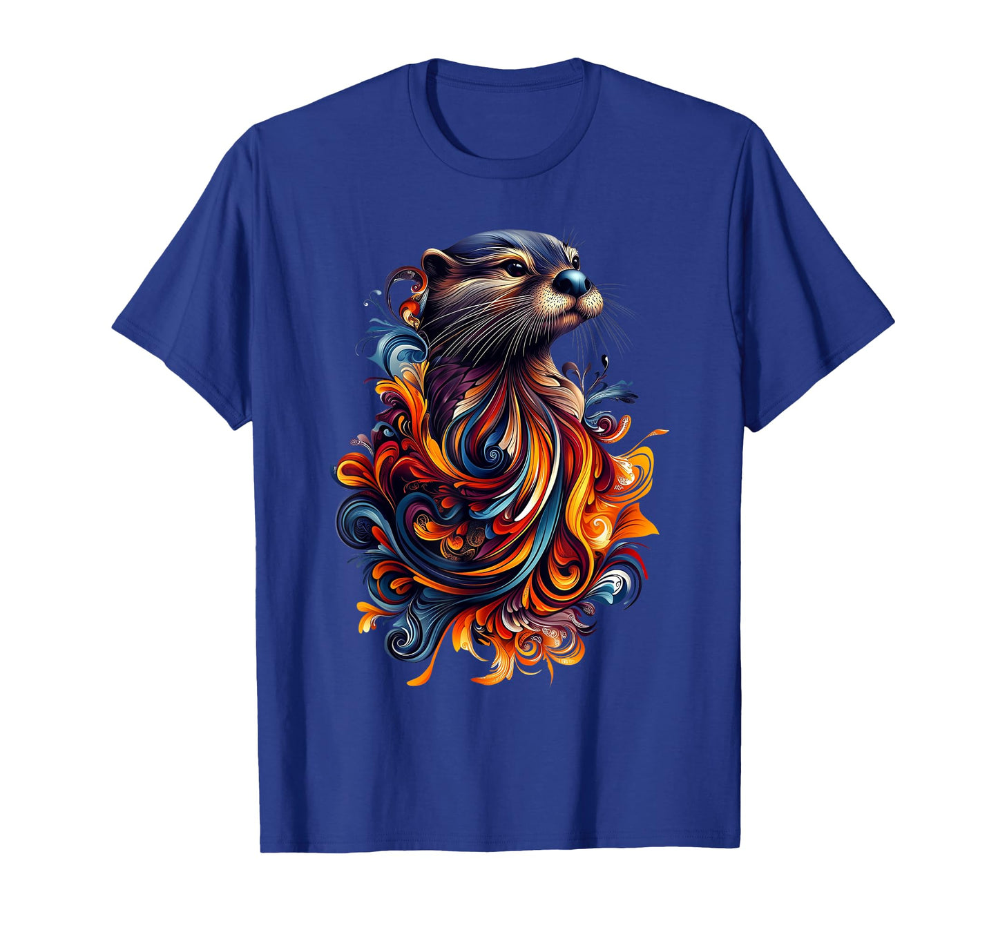 Otter Wildlife Nature Colorful Otter T-Shirt