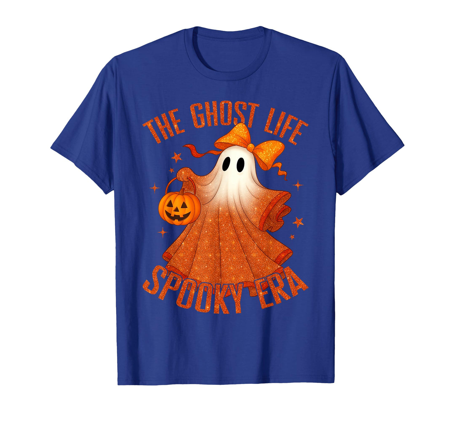 The Ghost Life Spooky Era Halloween Ghost Costume Women Girl T-Shirt
