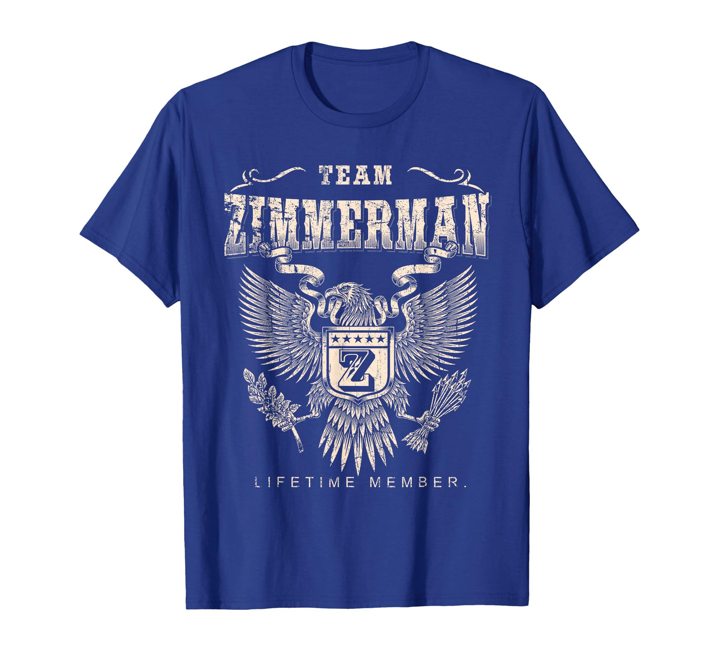Team Zimmerman Family Name Lifetime Member T-Shirt