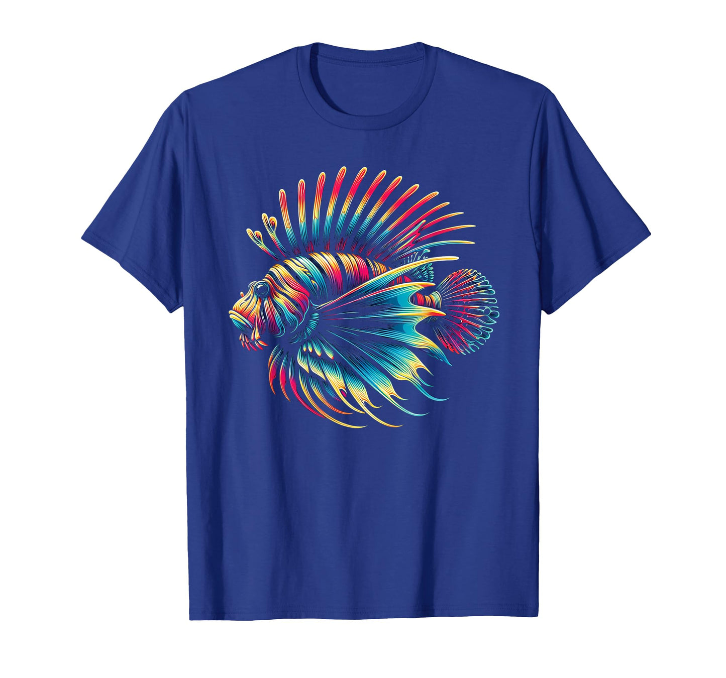 Lionfish Watercolor Art Lion Fish Lover T-Shirt