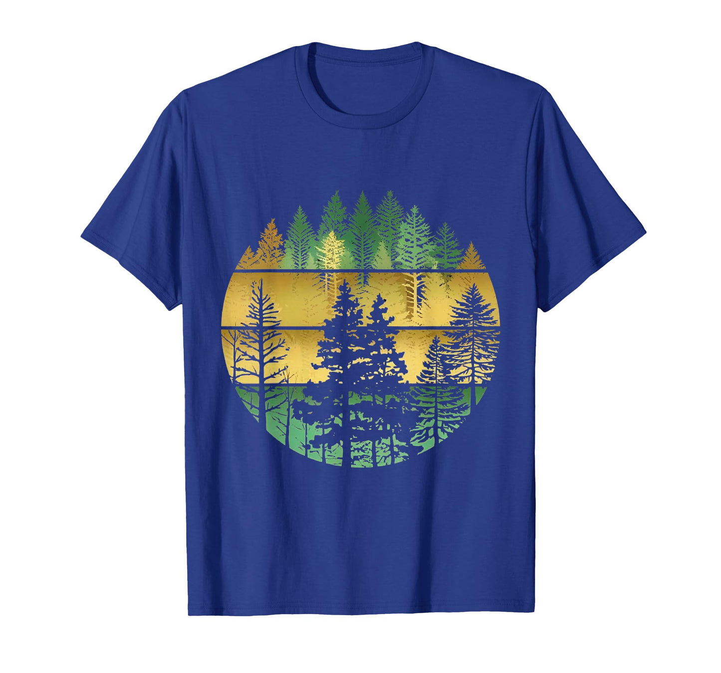 Vintage Wildlife Trees Outdoors Nature Retro Forest Apparel T-Shirt