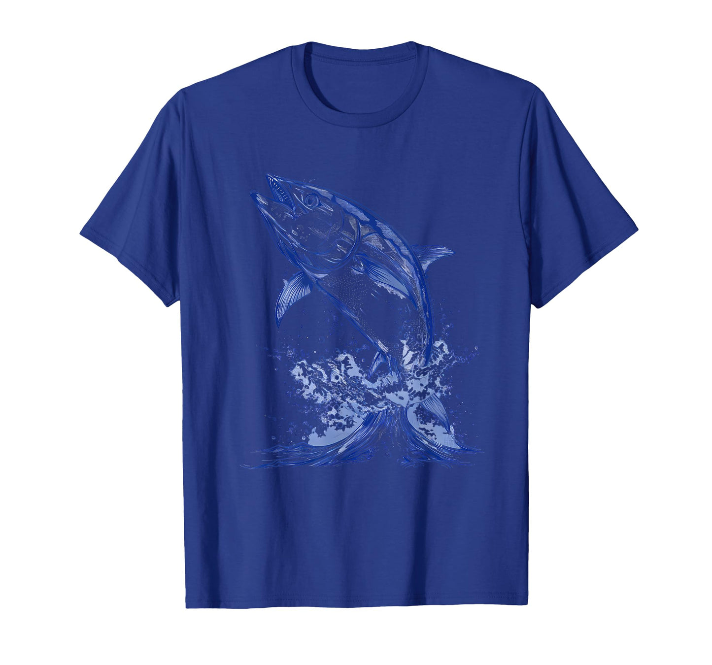Bluefin Tuna Ocean Sea Tuna Motif Artwork Sea Ocean Animal T-Shirt