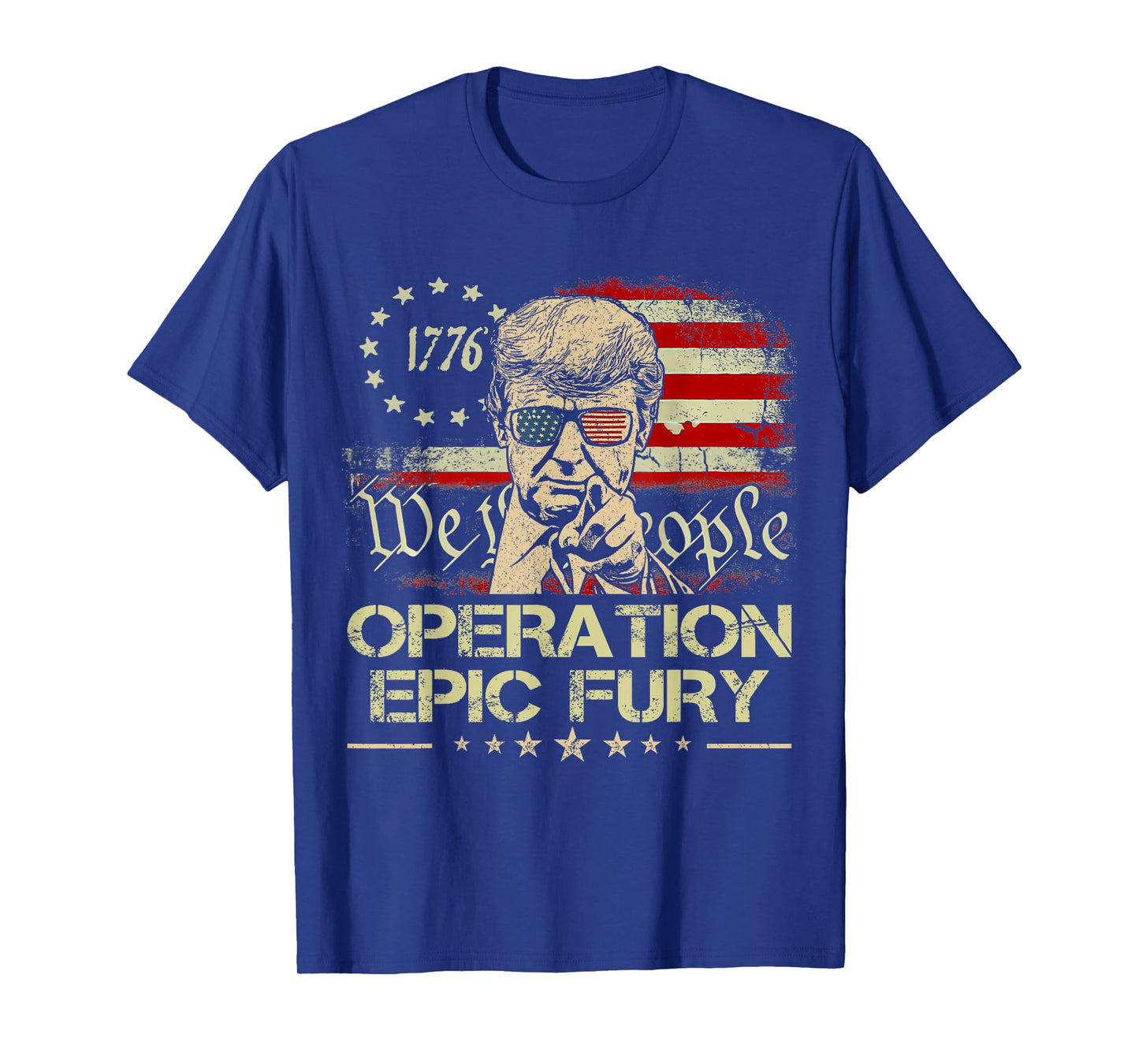 Operation Epic Fury T-Shirt - T-Shirt | Royal