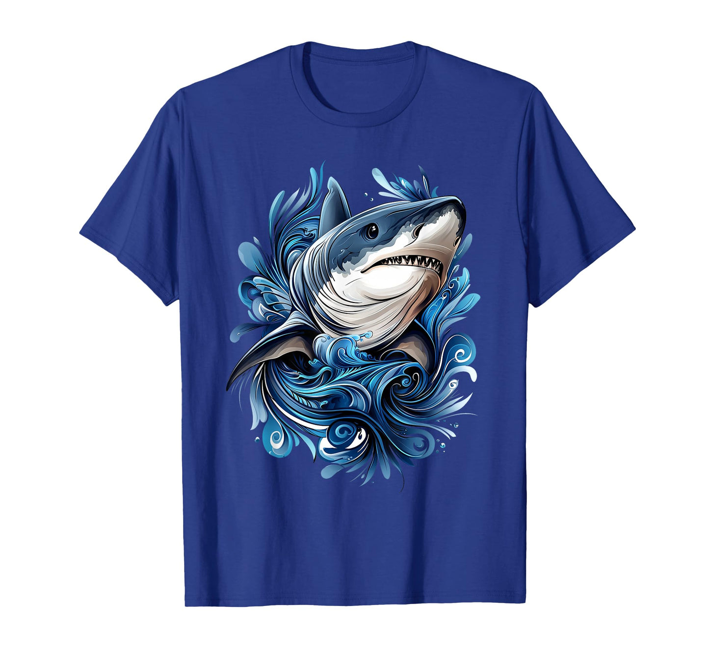 Shark Wildlife Nature Colorful Shark T-Shirt