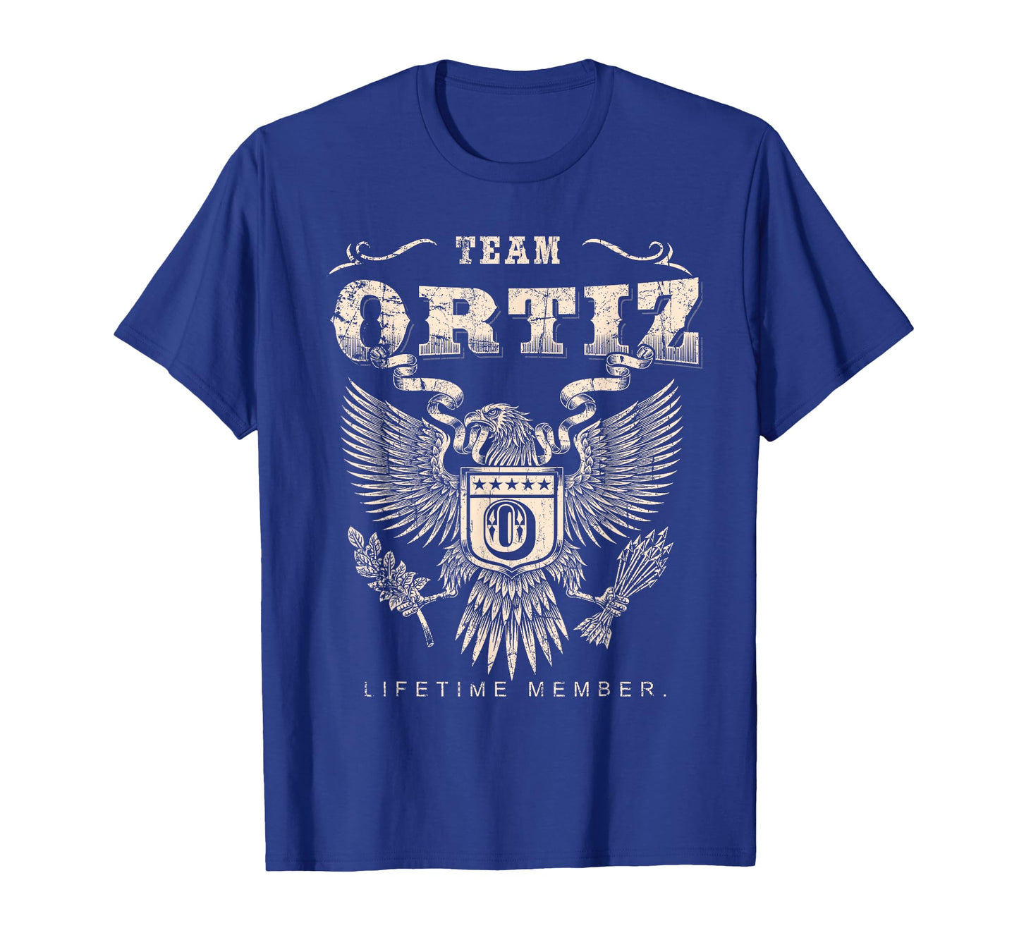 Team Ortiz Family Name Lifetime Member T-Shirt