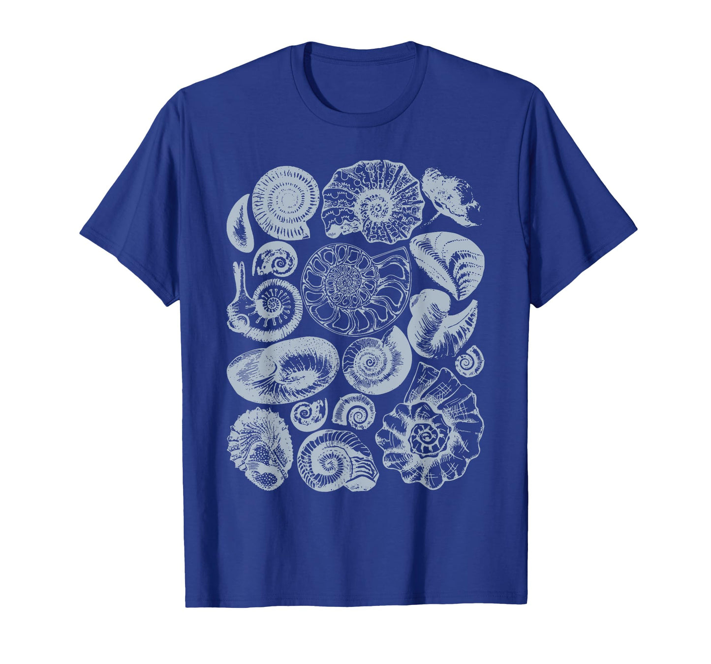 Vintage Fossil Nautilus Graphic Geology Biology Science T-Shirt