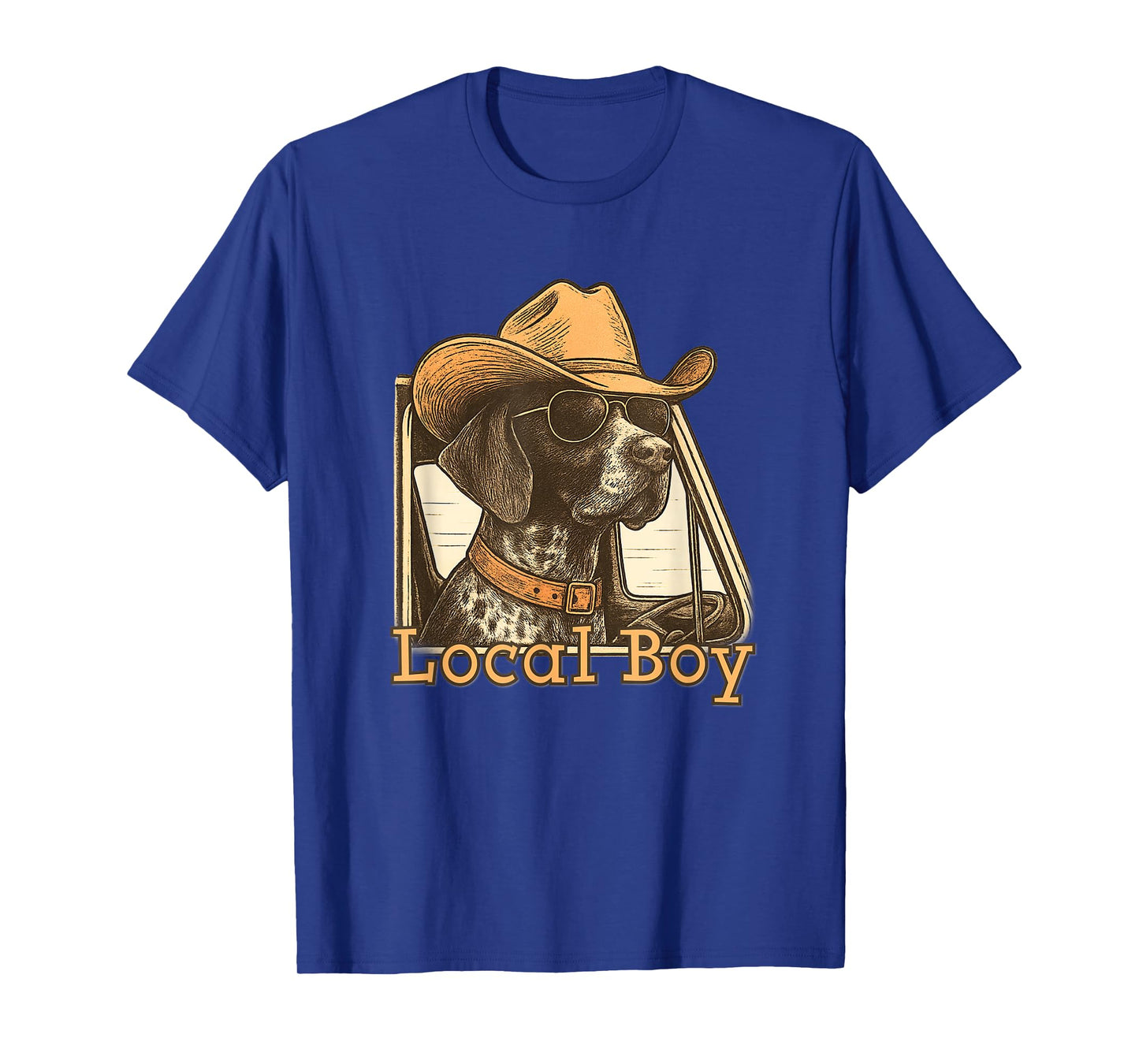 Local Boy Hunting Dog Retro Southern Country Pride Vintage T-Shirt