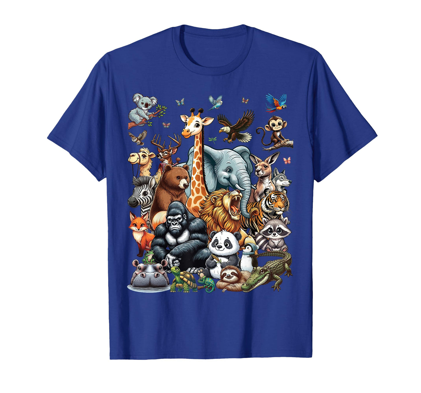 Zoo Animals Wildlife Safari Jungle Zoo Birthday Party T-Shirt