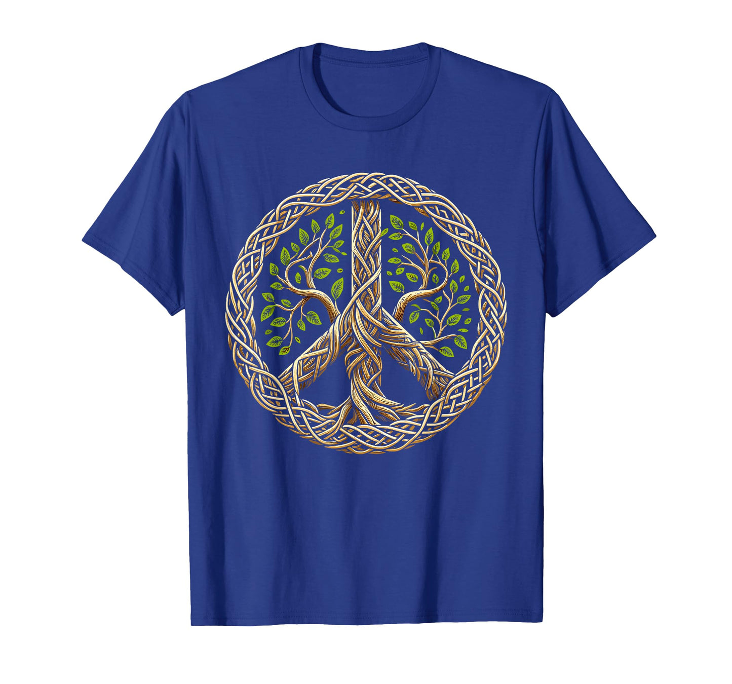 Peace Sign Tree Lover Nature Hippie T-Shirt