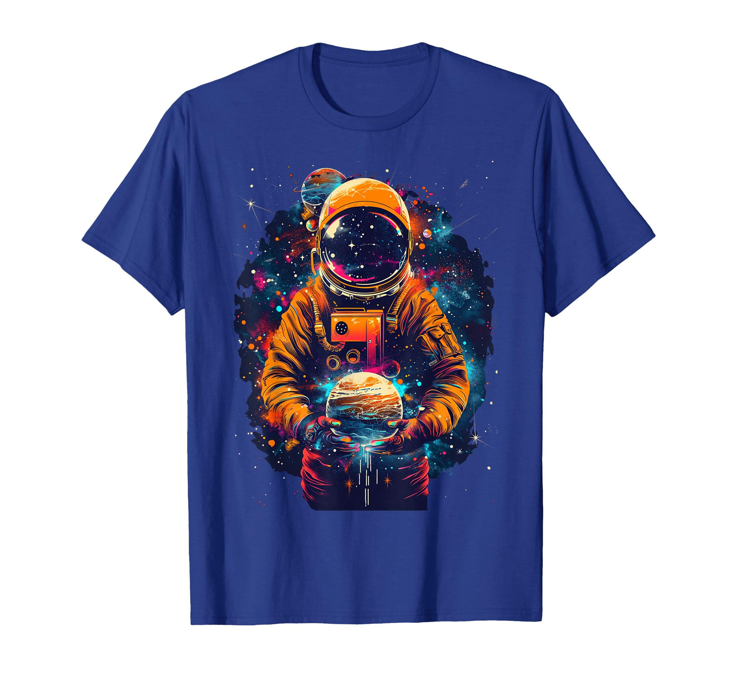 Astronaut STEM Planet Solar System Boys Girls Kids Graphic T-Shirt