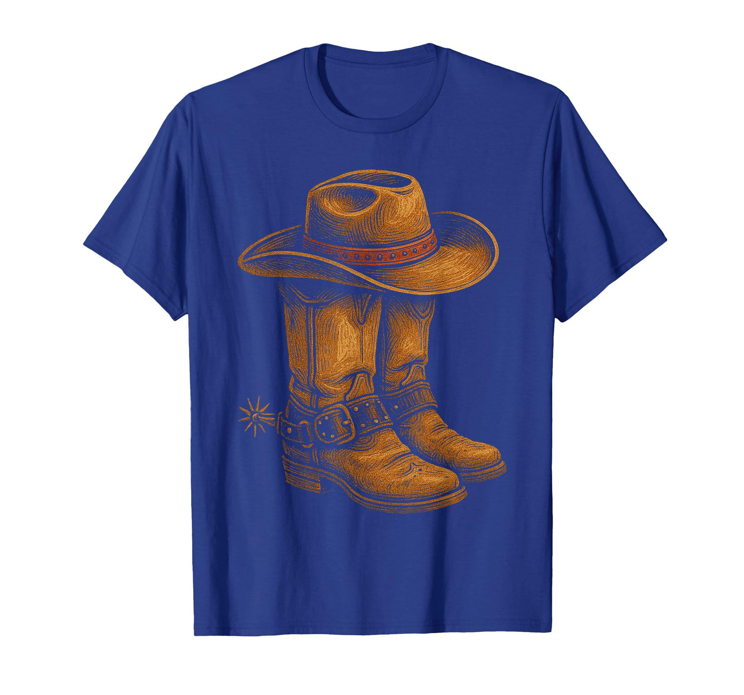 Cowboy Boots Texas Western Southern Country Wild West Rodeo T-Shirt