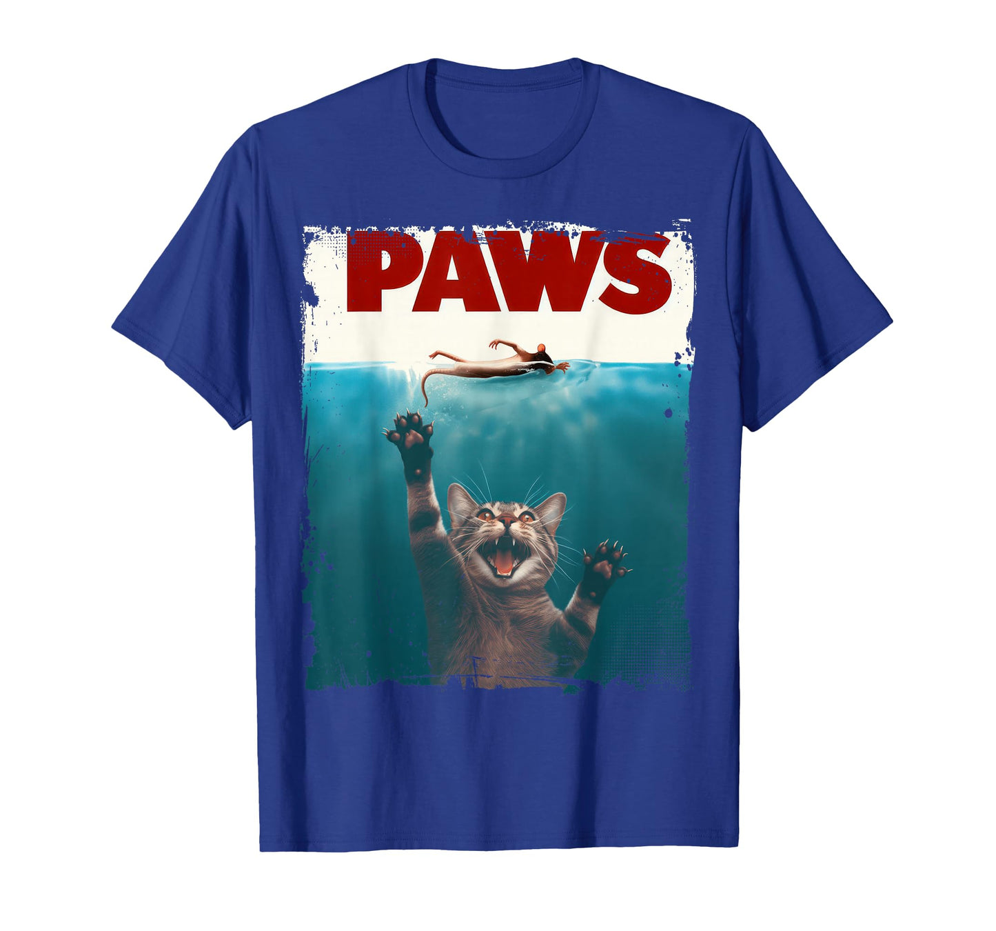 Paws Kitten Meow Parody Funny Cat Lover Gifts Cute Cat T-Shirt