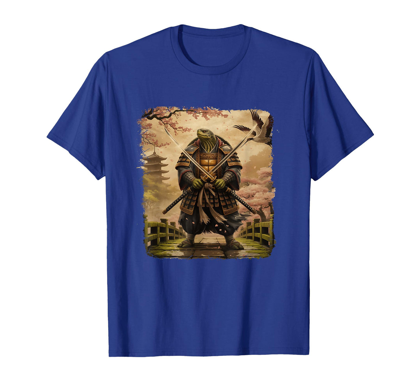 Samurai Turtle Japanese Art Turtle Warrior Bushido Katana T-Shirt