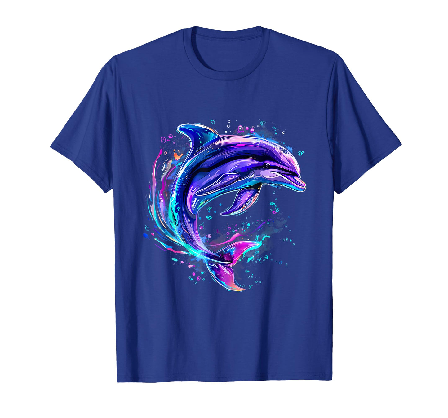 Dolphin Watercolor Sea Ocean Animal Ocean Sea Dolphin T-Shirt