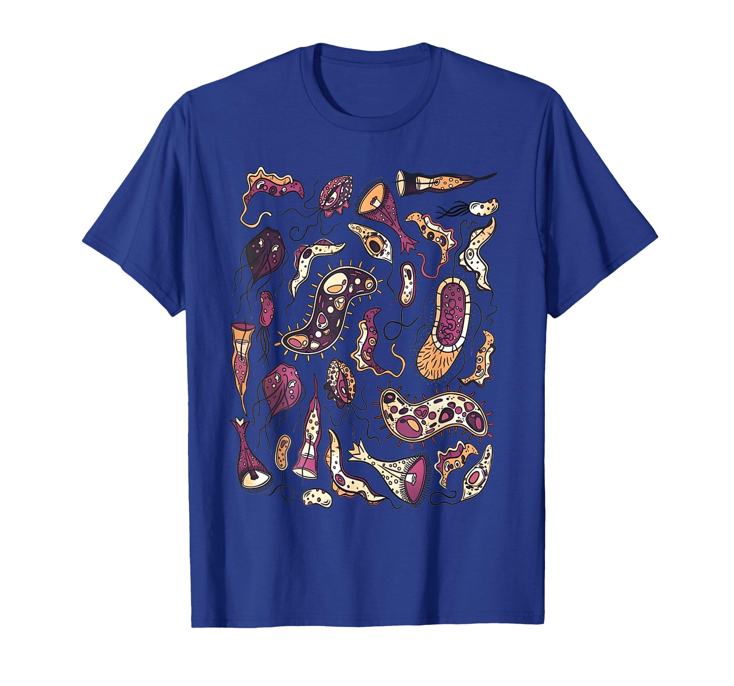 Microbiology Biology Science Bacteriophage Bacteria Anatomy T-Shirt