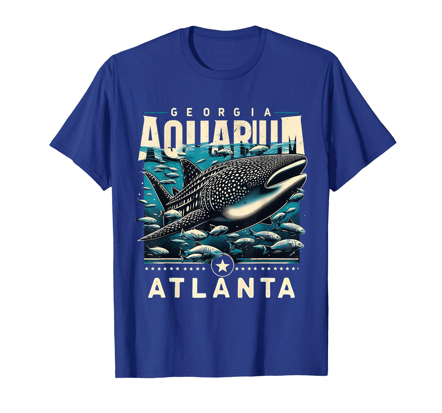 Whale Shark Ocean Life Atlanta Souvenir Art T-Shirt
