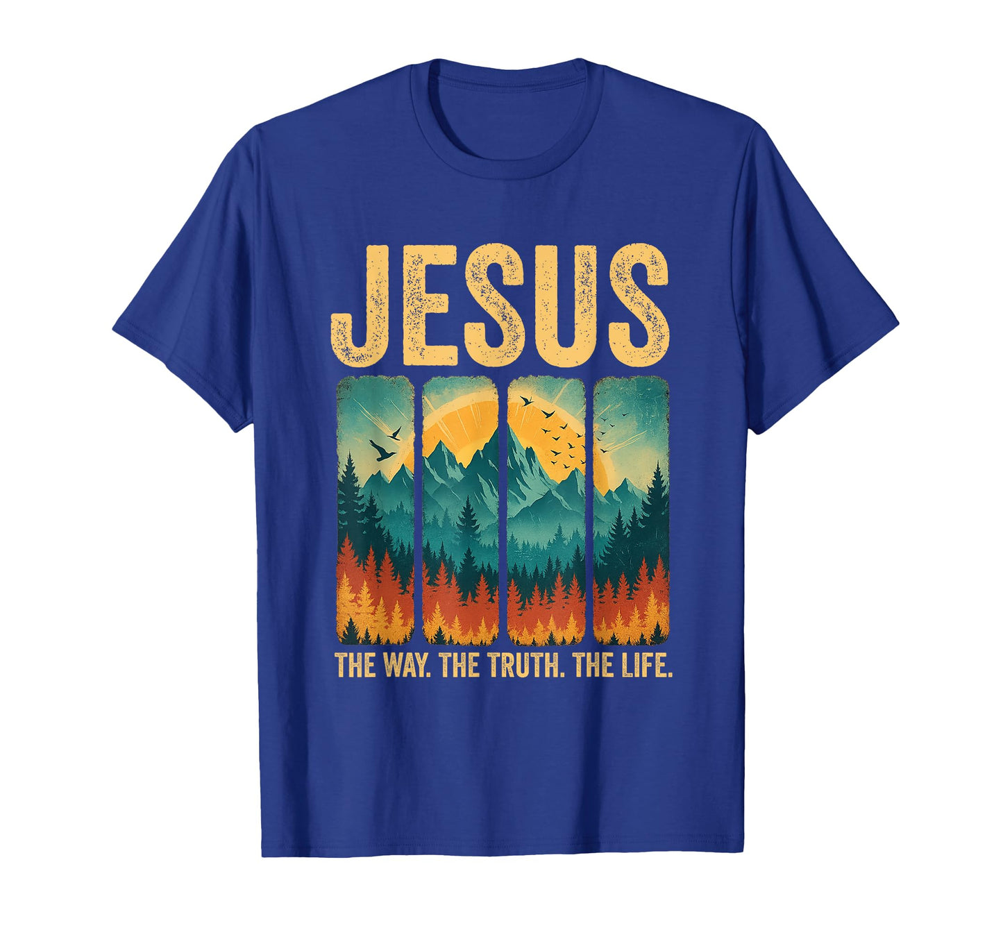 Jesus The Way Truth Life Women Men Kids Christian Worship T-Shirt