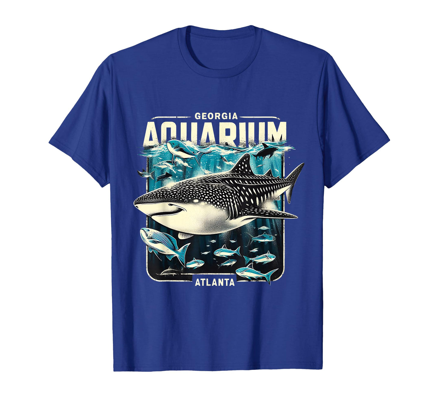 Whale Shark Ocean Life Atlanta Souvenir Art T-Shirt